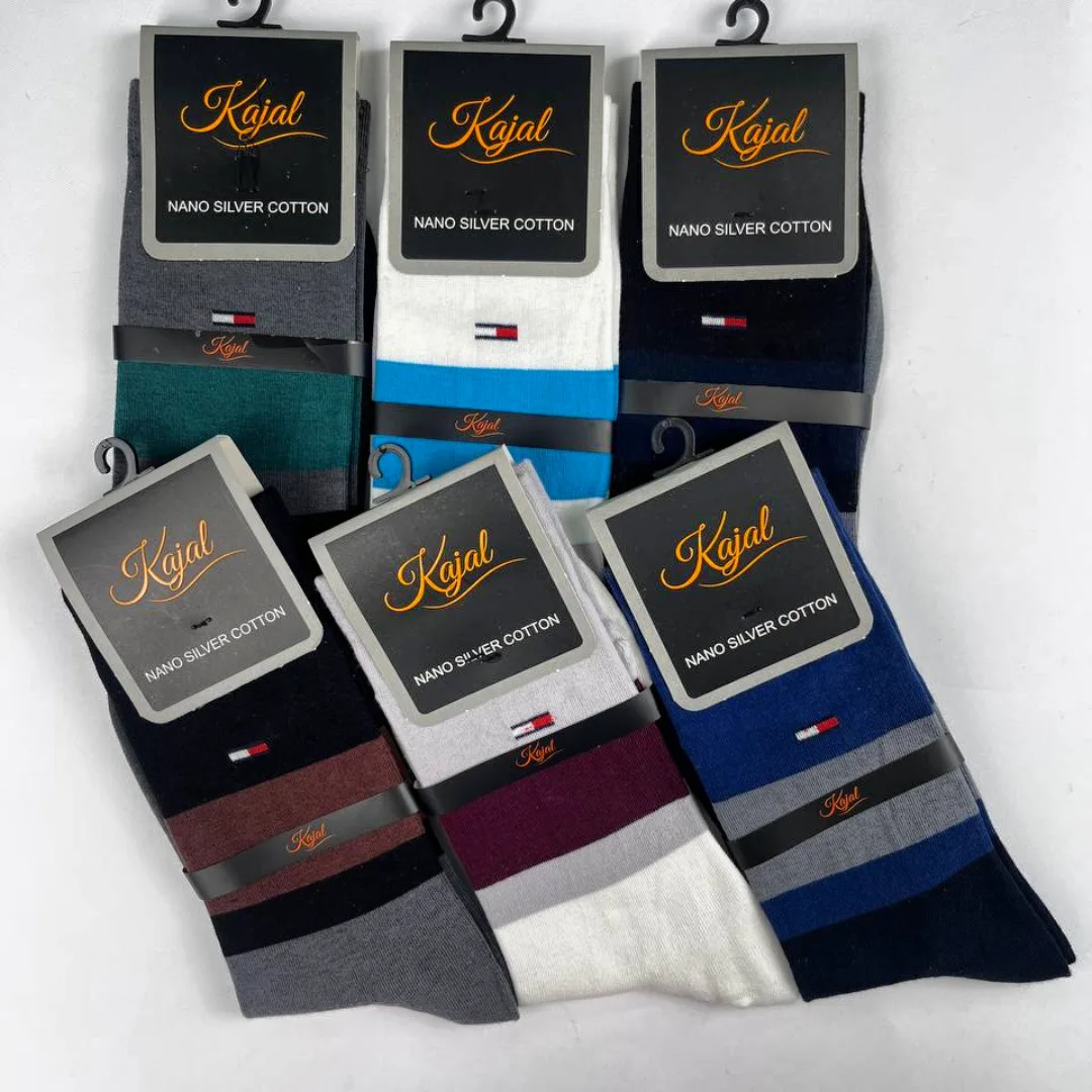 جوراب مردانه ساقدار نخ پنبه 604